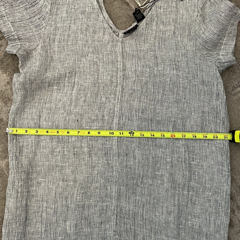 Tahari Linen Casual Short Sleeve dress Size M - Picture 5 of 7